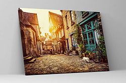 Obraz Stará ulica pri východe slnka zs1305